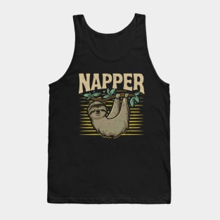 Napper sloth Tank Top